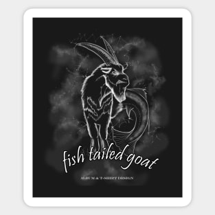 Fish Tailed Goat (Dark) Sticker